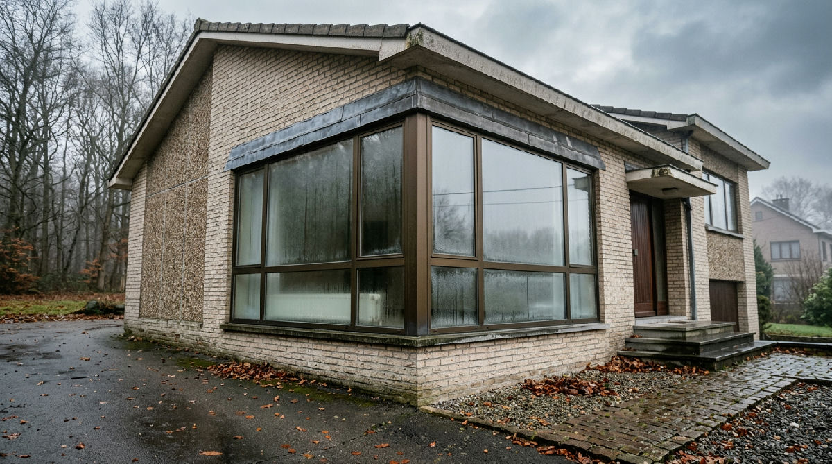 châssis aluminium ancien condensation — Châssis alu des années 70 à 90 sans coupure thermique : pourquoi ils condensent, et pourquoi changer le vitrage ne suffira pas