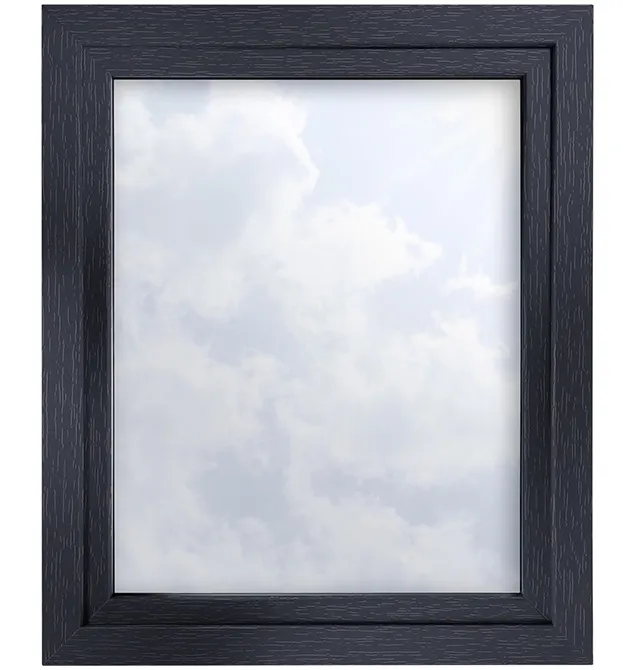 Fenêtre PVC en coloris Gris anthracite