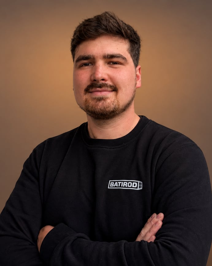 Daniel, responsable des chantiers et de la pose chez Batirod