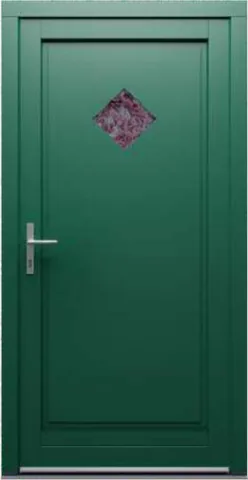 Porte d’entrée RV5, série Vintage, pin, peinture ral 6016