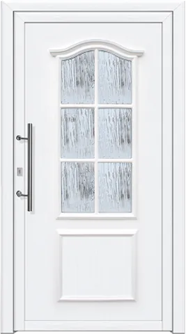 Porte d’entrée SK-2, série Classique, blanc