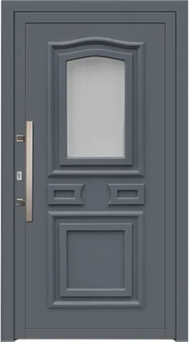 Porte d’entrée SK-3, série Classique, gris anthracite
