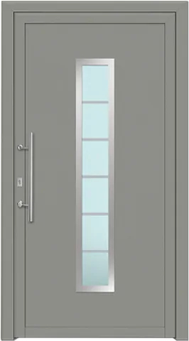 Porte d’entrée SN-510, série Moderne, gris basalte